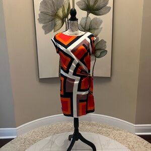 Like New! Ann Taylor Petite Geometric Print Sheath Dress - Size SP